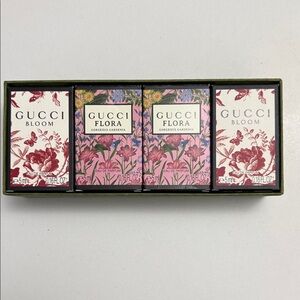 Gucci Bloom and Flora Mini Perfume empty boxes